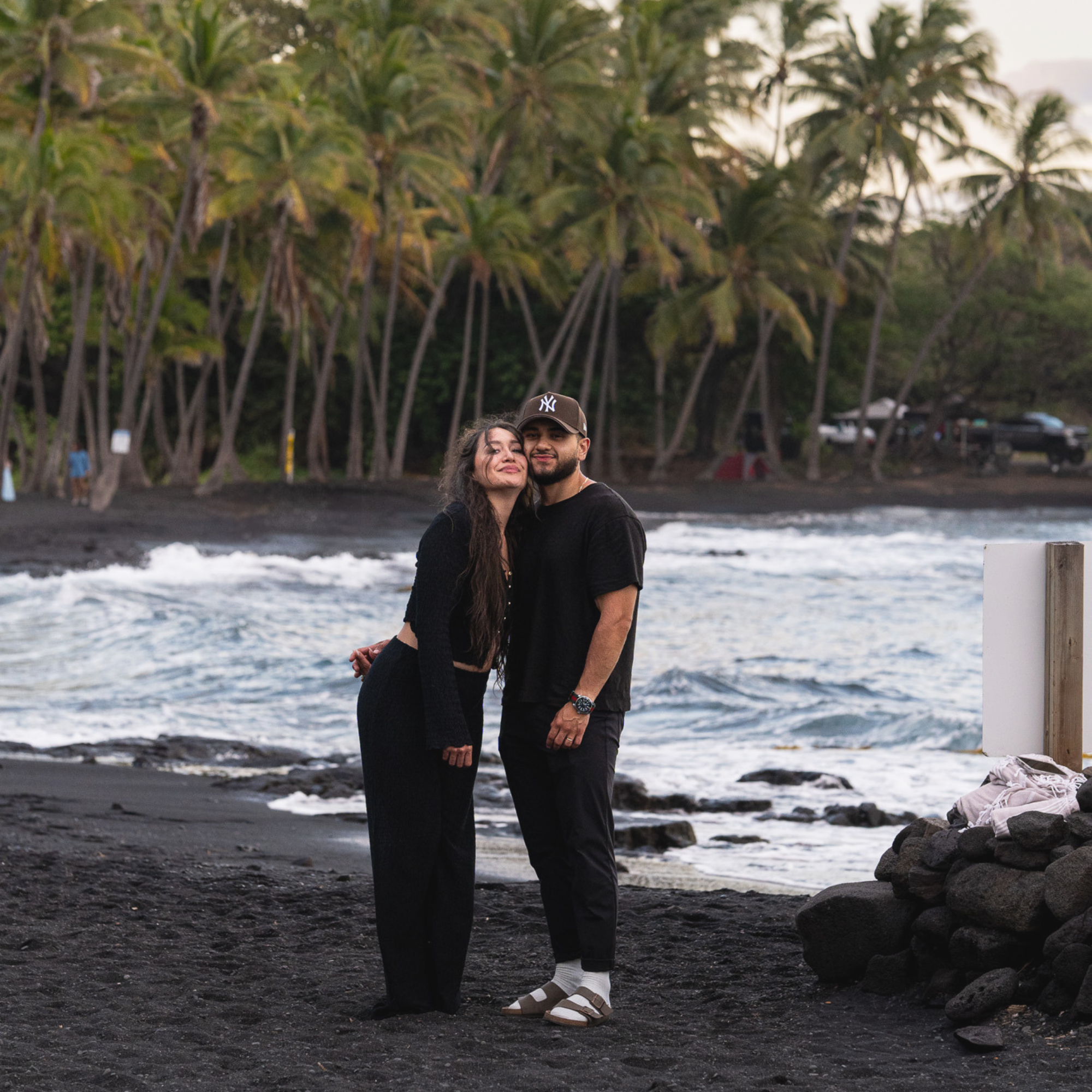 Stephany and Javier, founders of Momentum Scores, meeting with a client